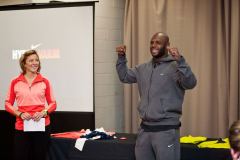 Denver Bronco at Nike Event