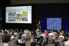 Gaylord Rockies Speaker on Stage