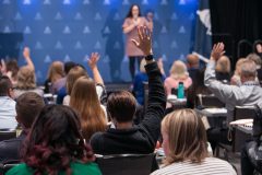 Raising Hands During Conference