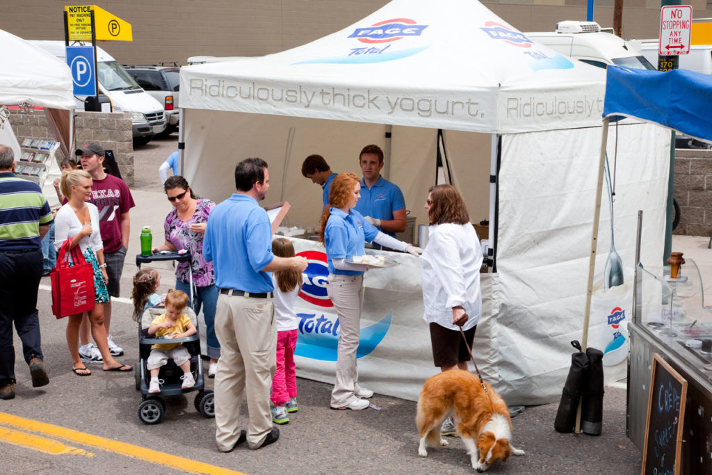 FAGE Yogurt Booth