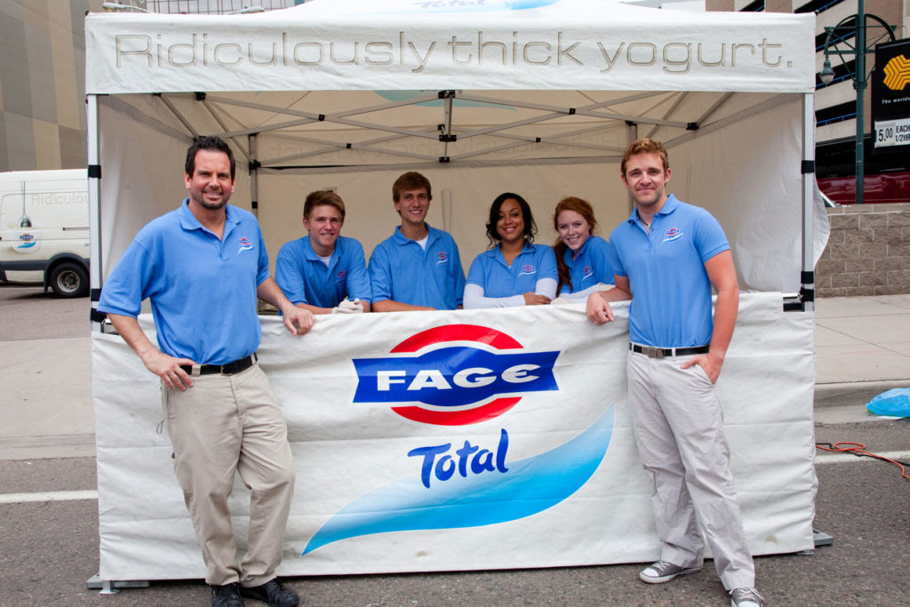 FAGE Yogurt Booth