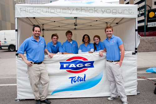 FAGE Yogurt Booth
