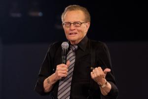 Larry King on Stage in 2012